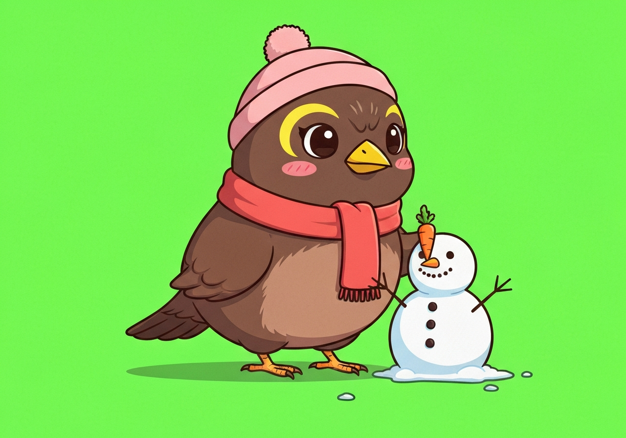Snow — building snowman keyframe