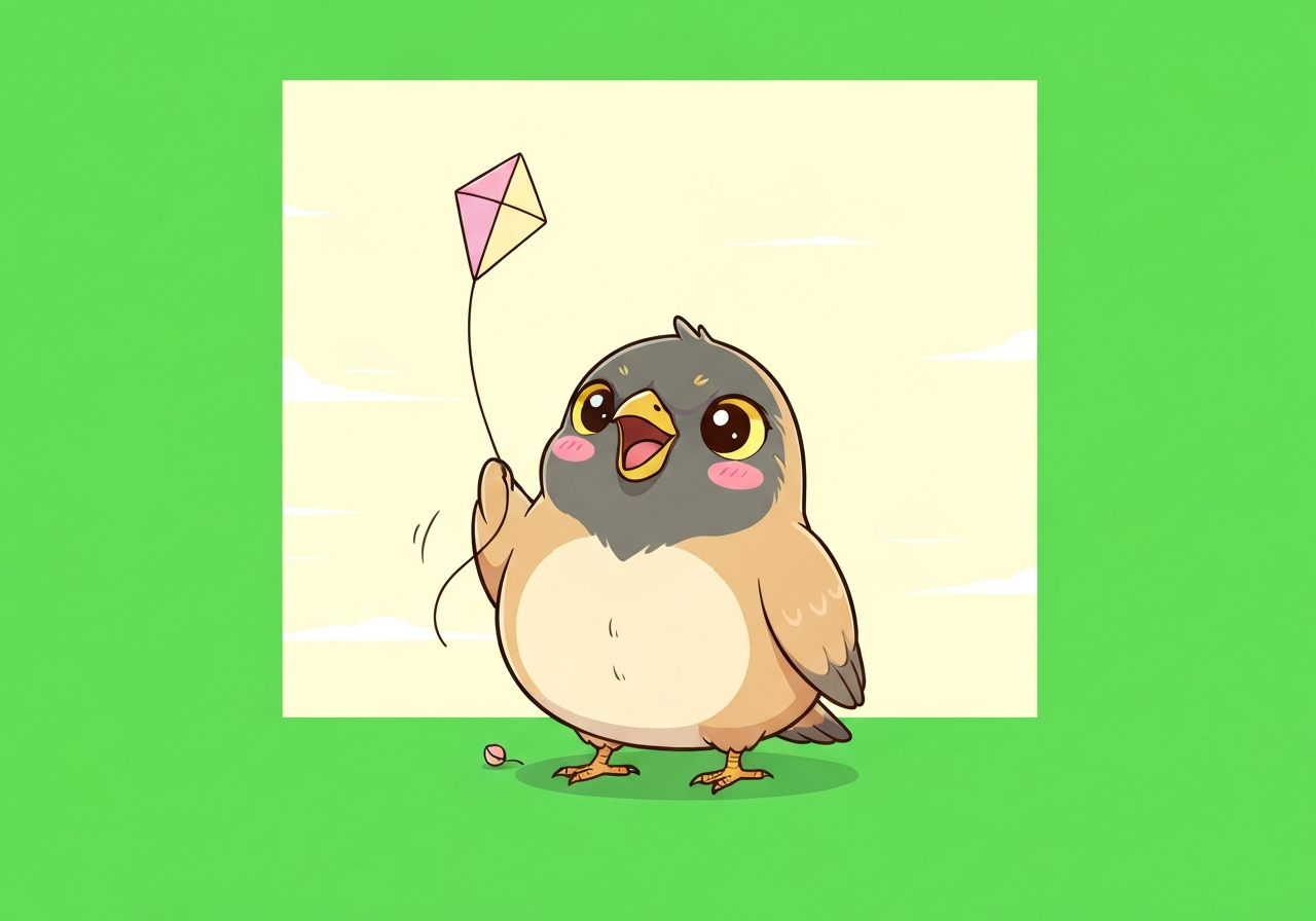 Windy — flying a kite keyframe